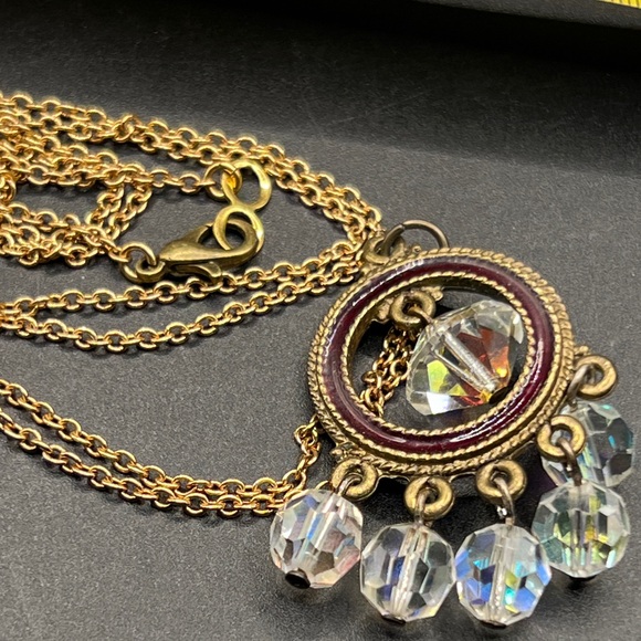 Vintage Crystal Drop Necklace - Picture 6 of 6